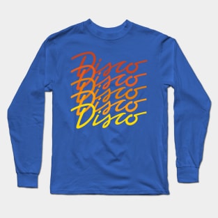 DISCO VINTAGE 70S STYLE Long Sleeve T-Shirt